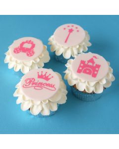 Princess Cupcake Mesh Stencil Set