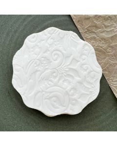 Floral Swirls Embossed Parchment Sheets