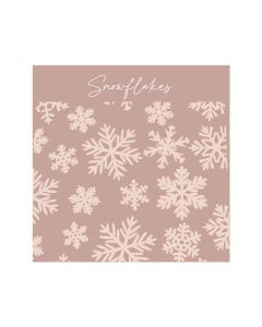 Snowflakes Embossed Parchment Sheets