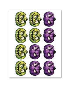 Icing Sheets Psycho Pumpkins