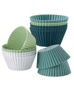 Reusable Silicone Cupcake Liners-Coastal Colors