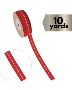 Red Center Stitch Ribbon