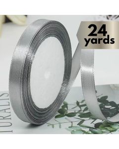 Satin Ribbon Silver
