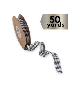 Ribbon Gingham Black