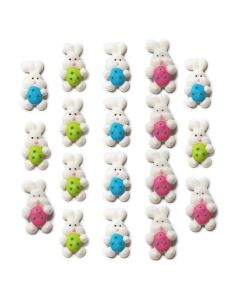 Royal Icing Bunnies with Eggs Bulk Pack