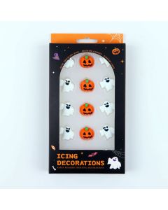 Royal Icing Ghosts & Pumpkins