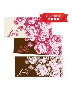 Chocolate Transfer Sheet Rose Bars