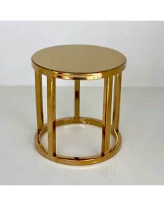 6" Round Metallic Gold Separator by Prop Options