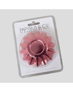 Fluted Cupcake Liners Rose Gold