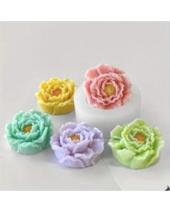 Ruffled Peony Silicone Mold