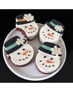 Snowman Face Silicone Baking Mold (SKU 25517)