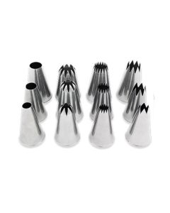 Large Savoy Pastry Tip 12 Piece Set