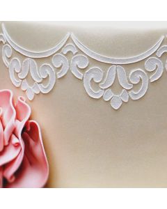 Scalloped Lace Stencil