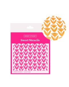 Scandi Floral Stencil by Sweet Sticks