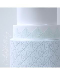 Seashell Border Stencil by Cake Halliday