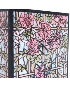 Stained Glass Magnolia Trellis Mesh Stencil