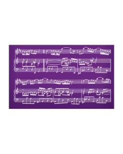 Sheet Music Mesh Stencil Small