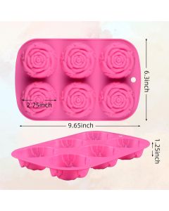 Shallow Rose Silicone Baking Mold