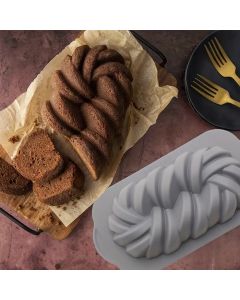 Silicon Braid Loaf Pan