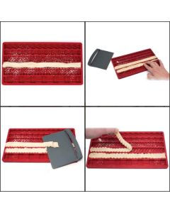 Fancy Pie Crust Molding Set