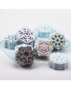 Silicone Assorted Snowflakes Mold