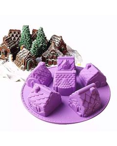 Silicone Mini Gingerbread Houses Mold