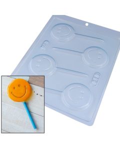 Chocolate Mold Smiley Face Lolly 
