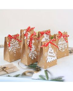 Snowflake Tented Treat Boxes Set of 24