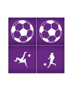 Soccer (Football) Mesh Stencil Set