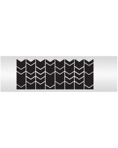 Southwestern Chevron Stencil Shortened