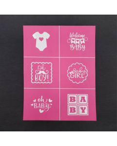 Stay Put Cookie Stencil Set Baby