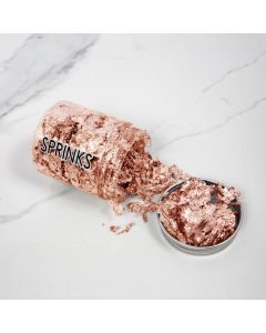Sprinks Rose Gold Leaf Flakes