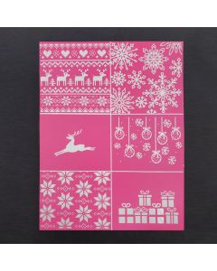 Stay Put Cookie Stencil Set Winter Patterns