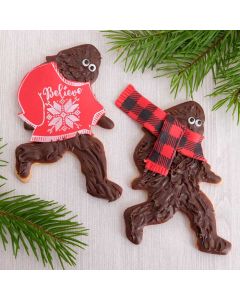 Squatchy Christmas Cookie Set with Cutter