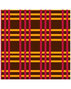 Chocolate Transfer Sheet Tartan