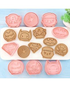 Super Hero Logos Cookie Cutter and Embosser Set