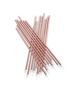 Tall Birthday Candles Rose Gold