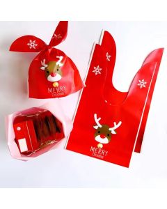 Tie Treat Bags Rudolph