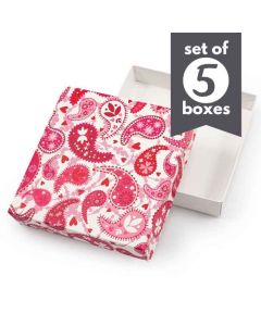 Pink Paisley Treat Boxes 