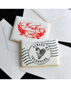 Valentine Postmarks Mesh Stencil Set