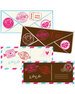 Chocolate Transfer Sheet Valentine's Bars
