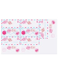 Chocolate Transfer Sheet Valentine's Bars