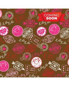Chocolate Transfer Sheet Valentine's Day Postmarks