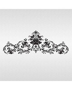 Vine Damask Stencil Large