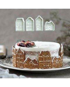 Winter Village Cookie Cutter Set