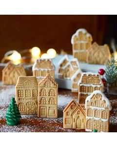 Winter Village Cookie Cutter Set