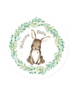 Icing Sheet Woodland Animal Baby Shower Cake