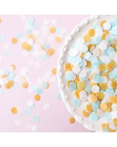 Sprinks Wafer Confetti Blue & Gold Mix