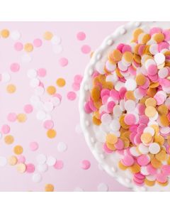 Sprinks Wafer Confetti Pink & Gold Mix