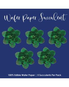 Wafer Paper Succulent Kit Emerald Isle